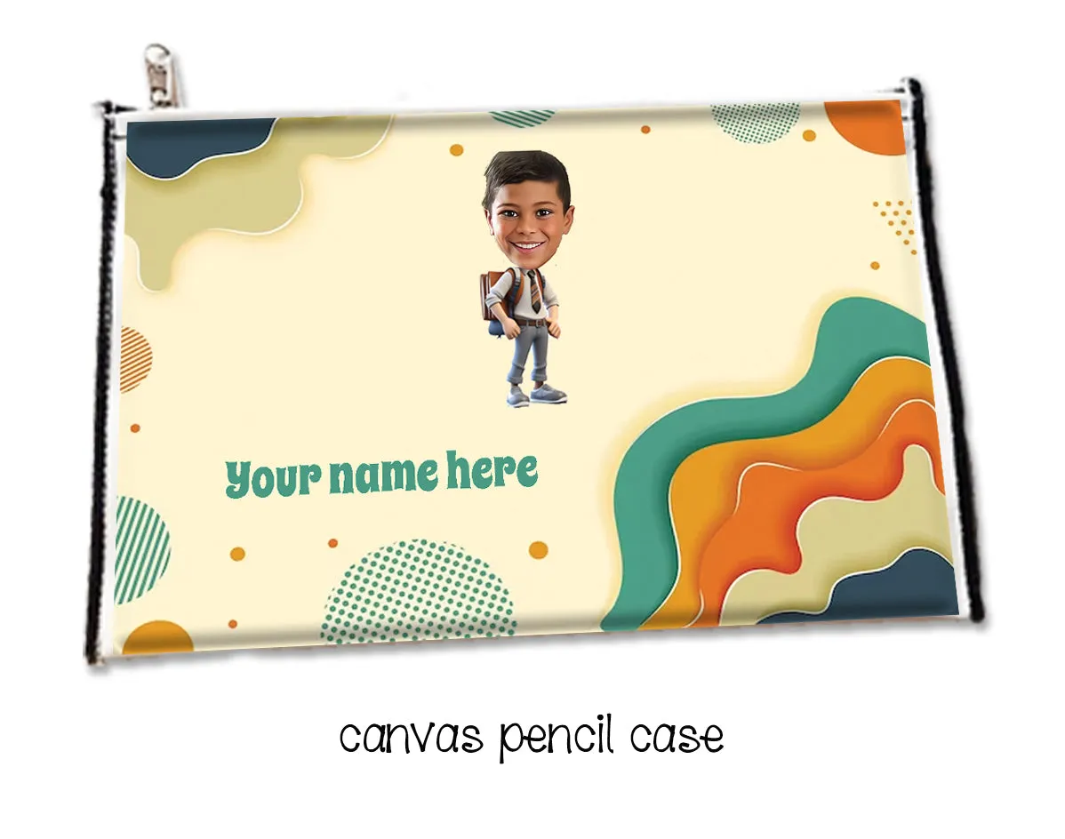 ""Caricature personalized (boys) labels packs
