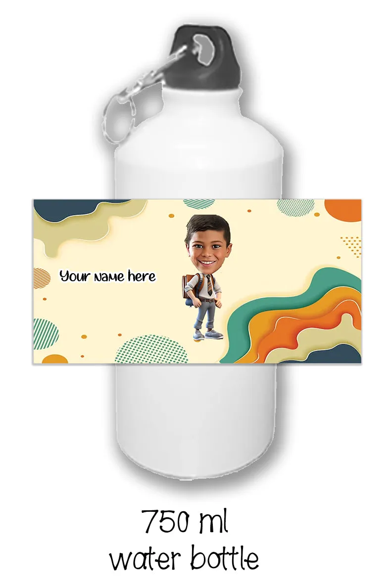 ""Caricature personalized (boys) labels packs