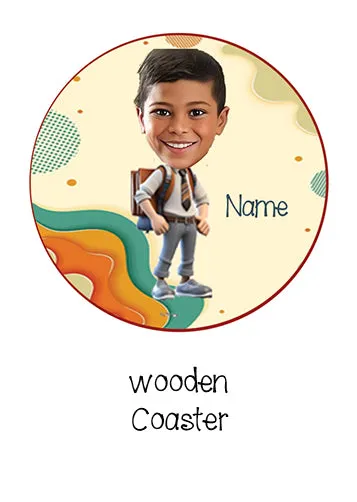 ""Caricature personalized (boys) labels packs