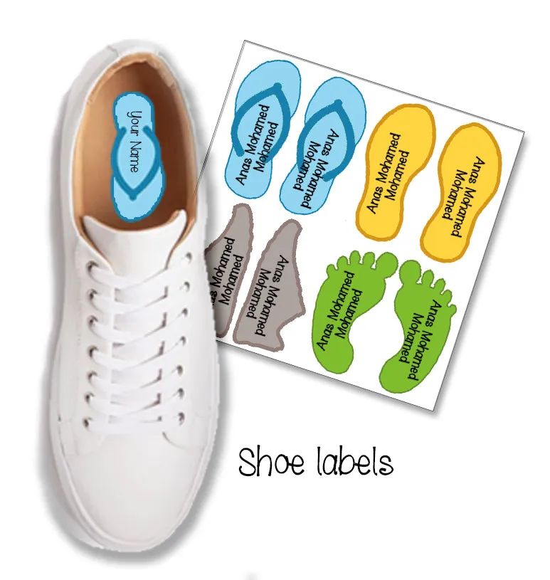 ""Caricature personalized (boys) labels packs