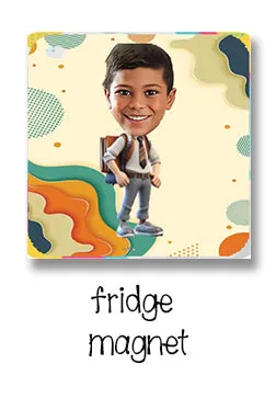 ""Caricature personalized (boys) labels packs