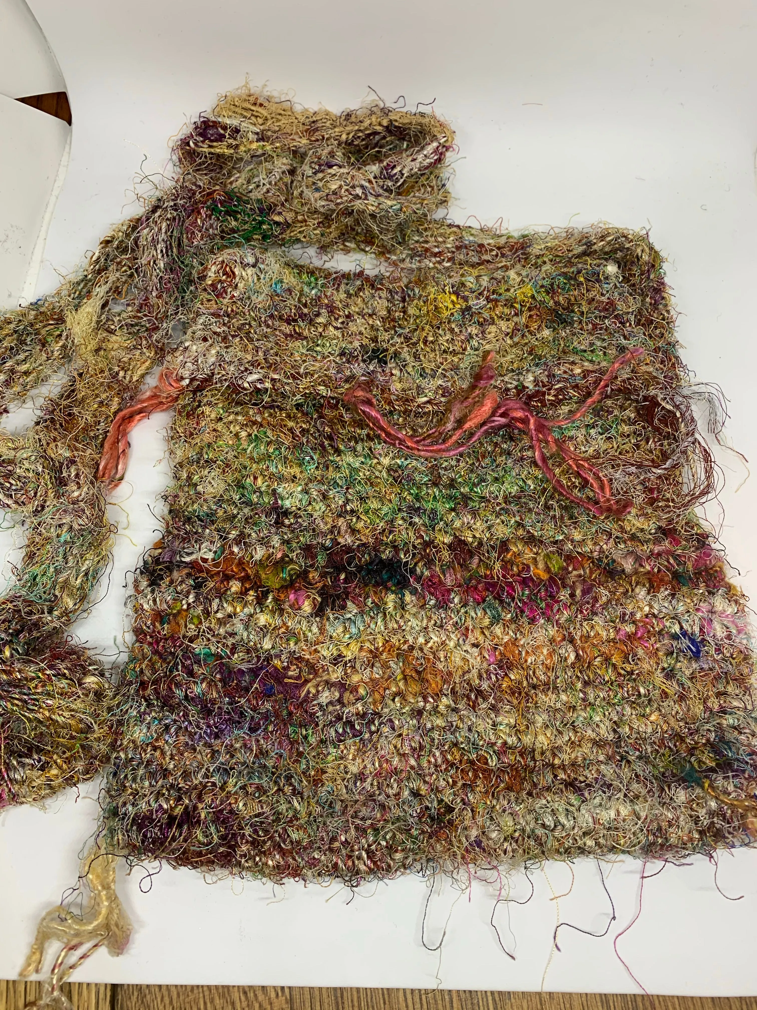 Recycled Silk Purses - Crossbody