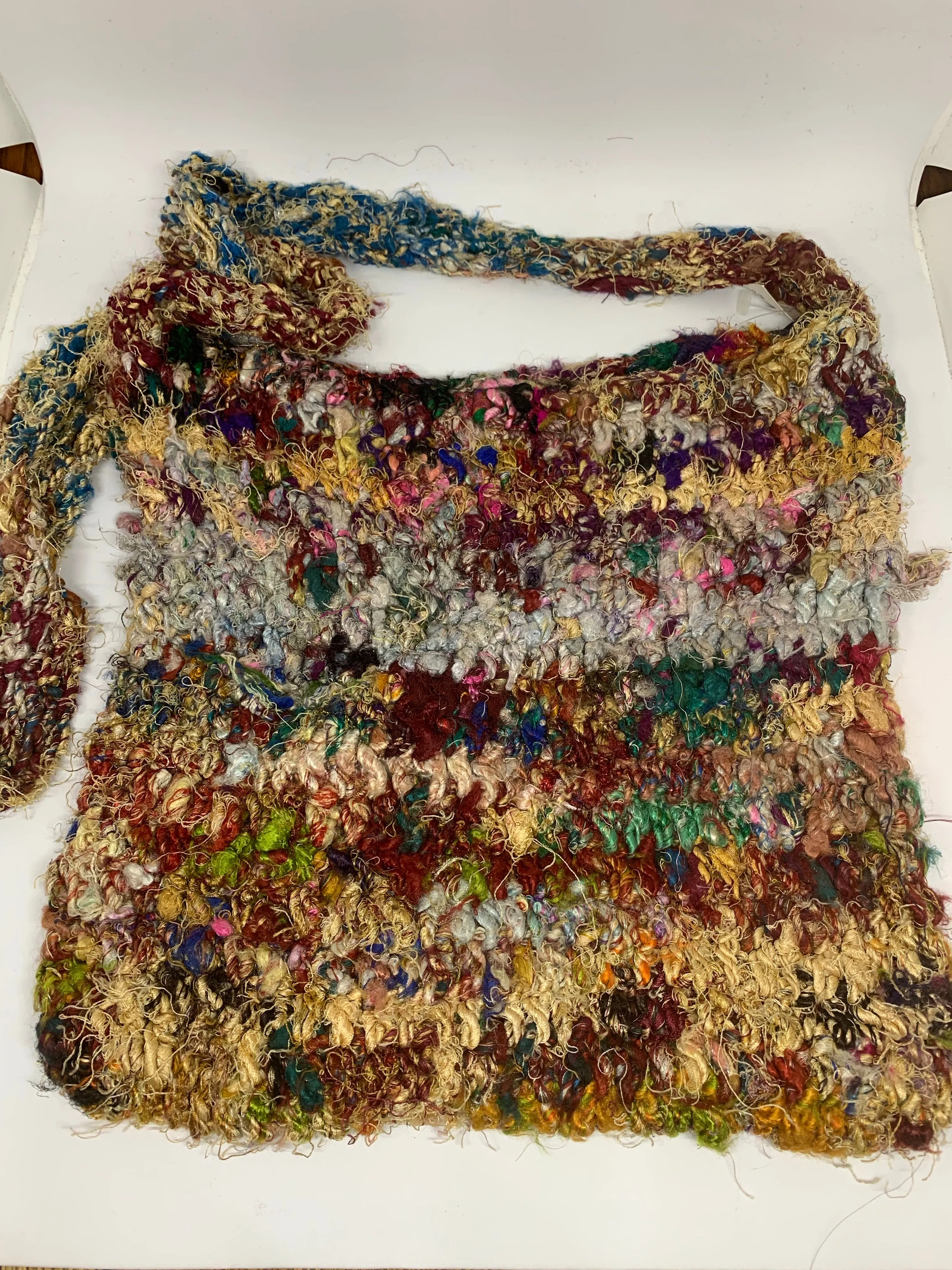 Recycled Silk Purses - Crossbody