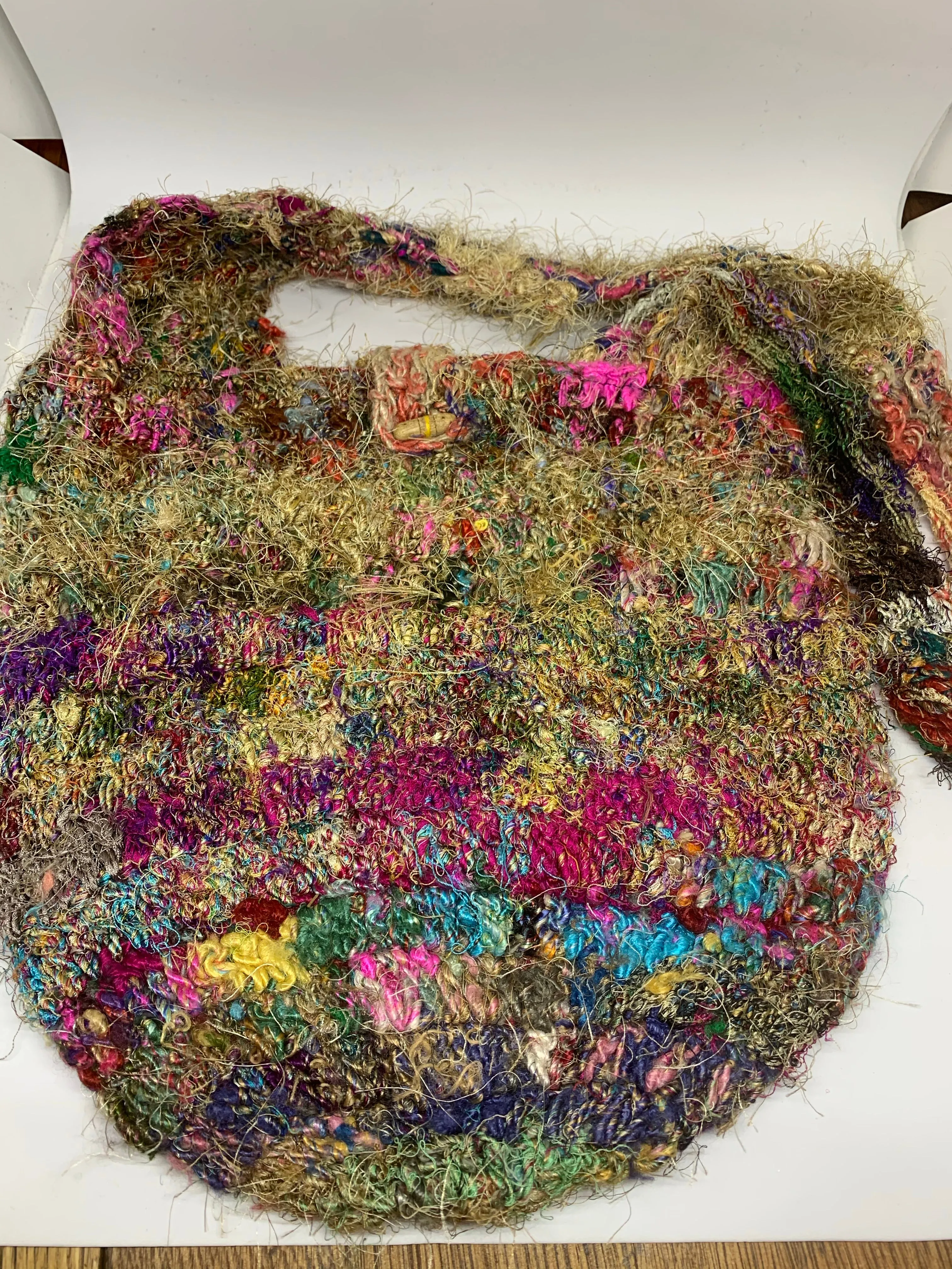 Recycled Silk Purses - Crossbody