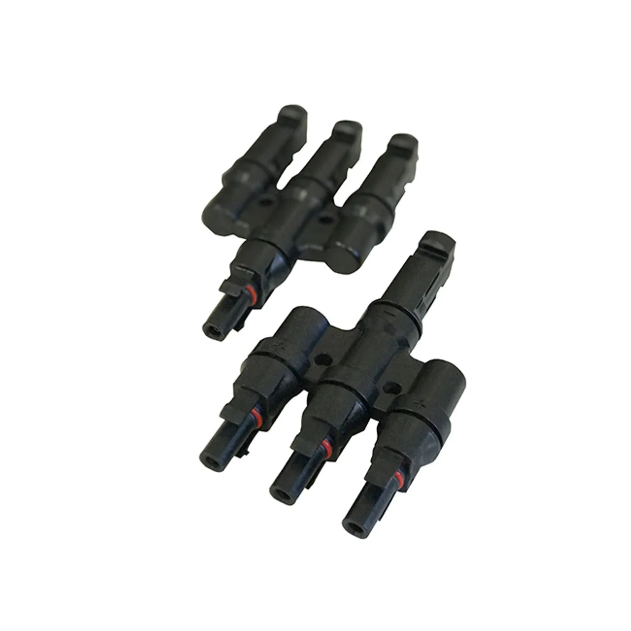 Rocksolar 3 to 1 Solar Branch Connectors MMMF FFFM Pair