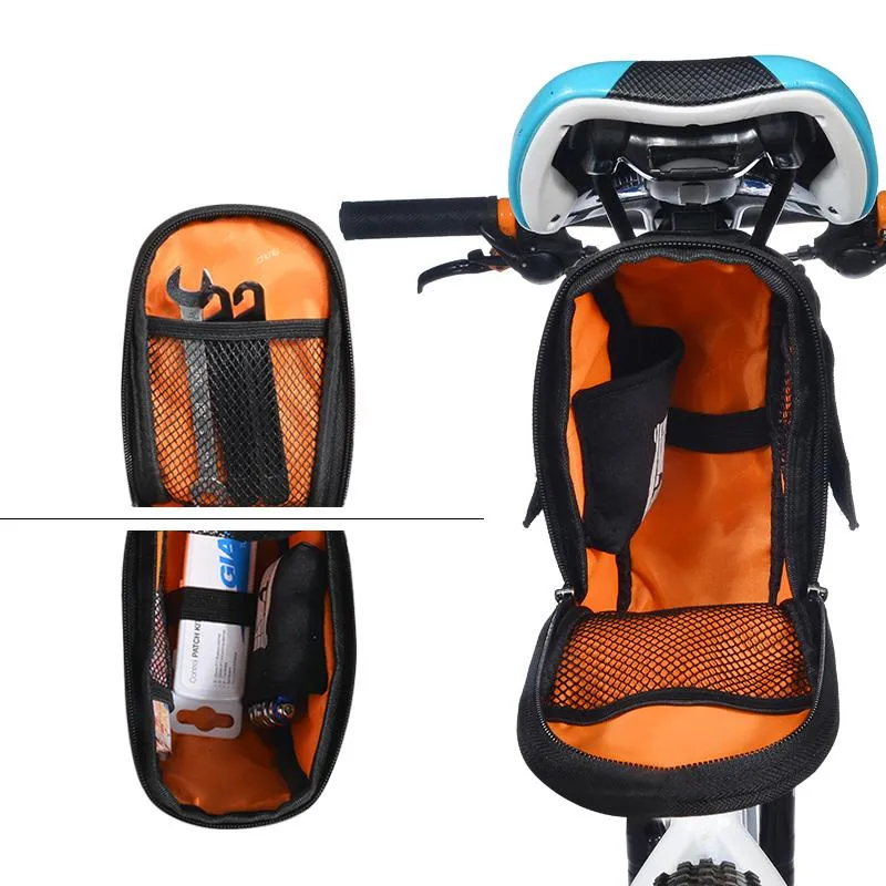 Saddle Bag With Water Bottle Pocket