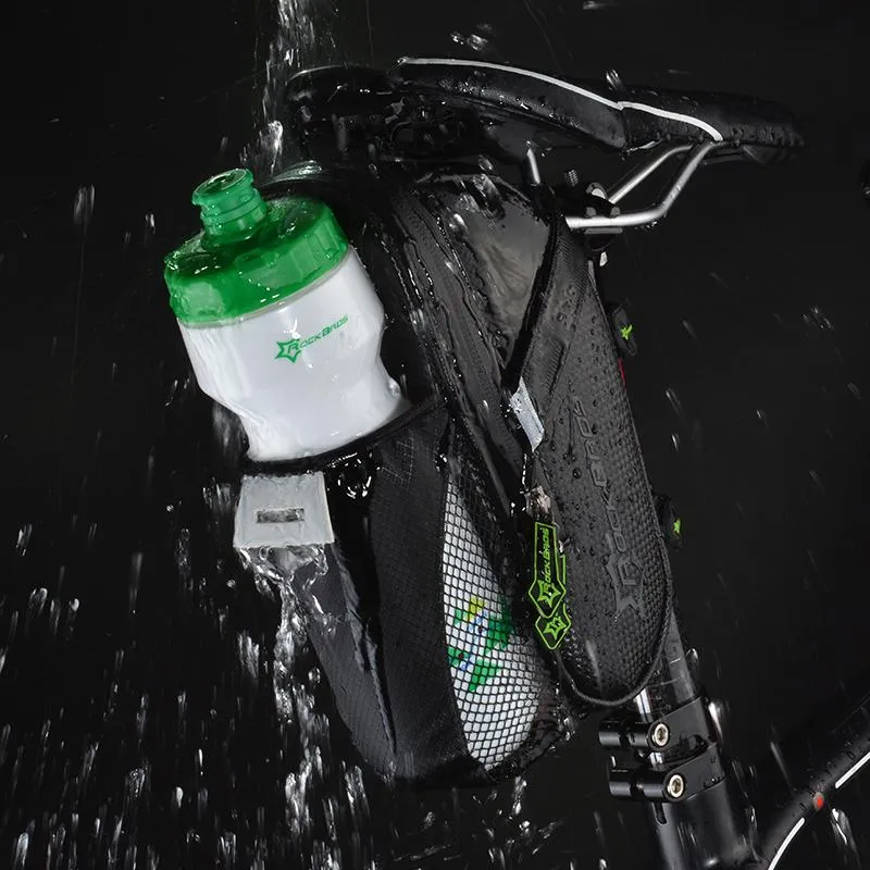 Saddle Bag With Water Bottle Pocket