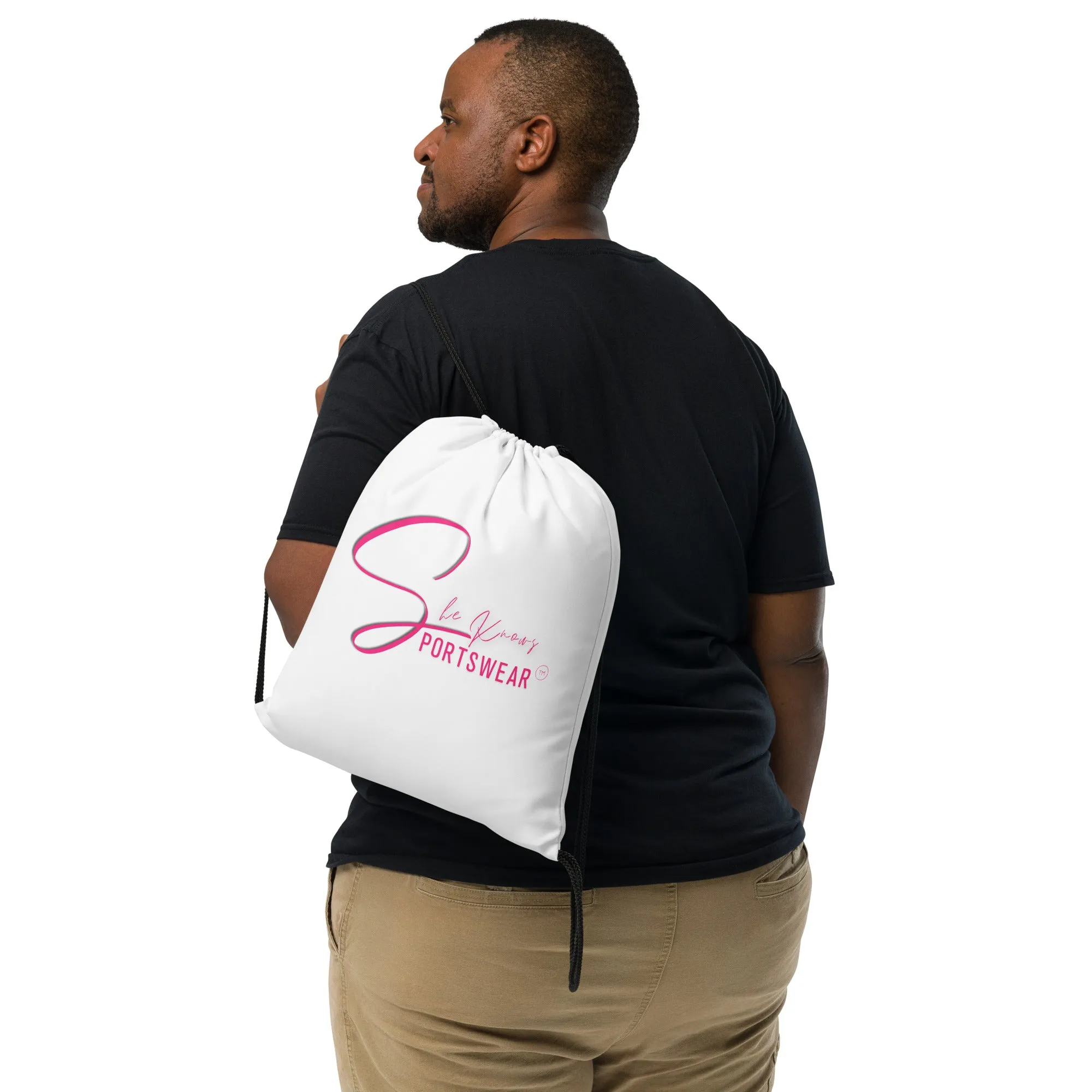 Signature She Knows SportsWear Drawstring bag