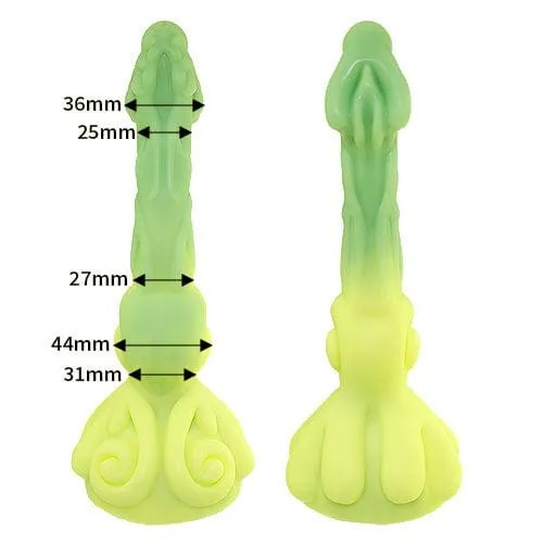 Tomax - Wind Dragon Aero Green Regular Dildo 8.6" (Green)