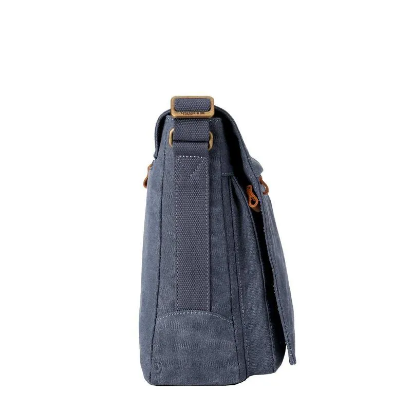 Troop London TRP0219 Classic Across Body Bag in Blue