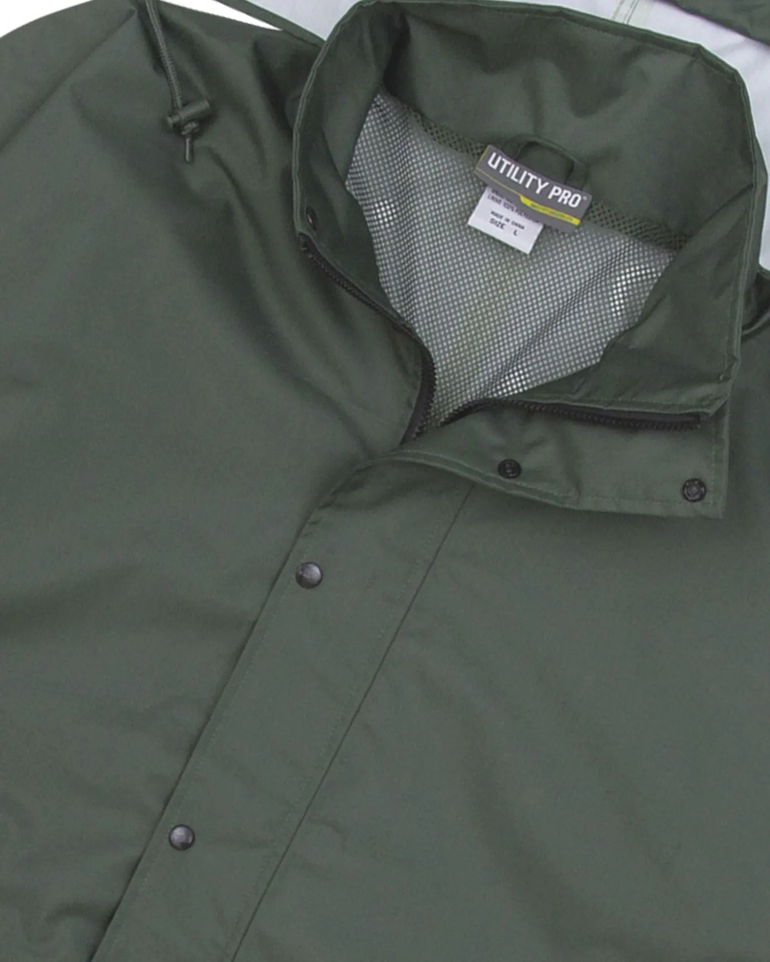 UPA892 Men's Rain Jacket - Hunter Green