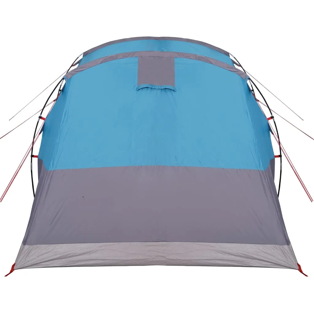 vidaXL Camping Tent Tunnel 3-Person Blue Waterproof