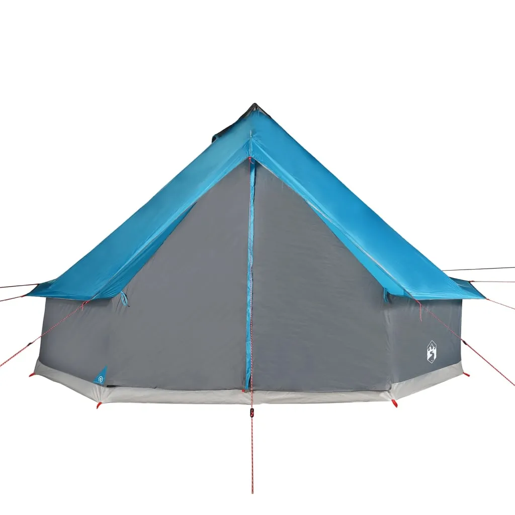 vidaXL Family Tent Tipi 12-Person Blue Waterproof