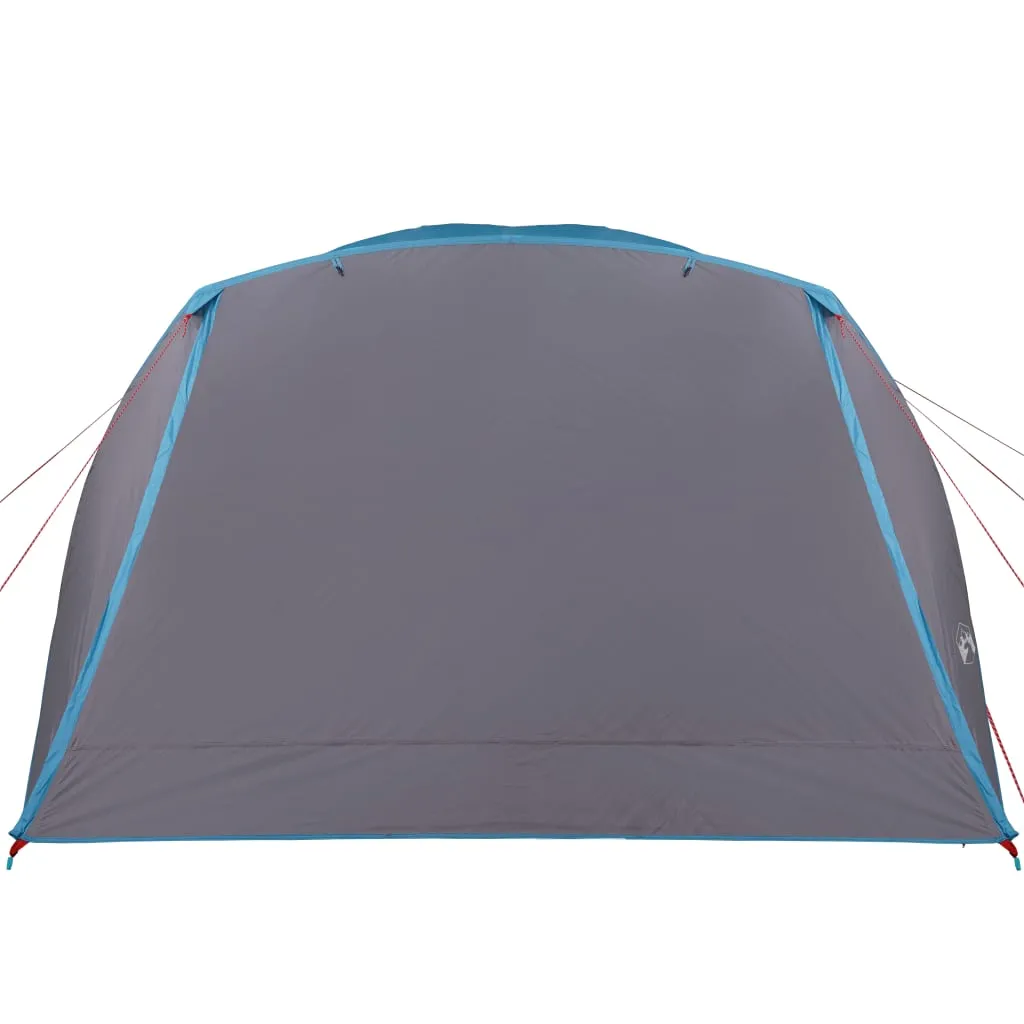 vidaXL Family Tent with Porch 6-Person Blue Waterproof