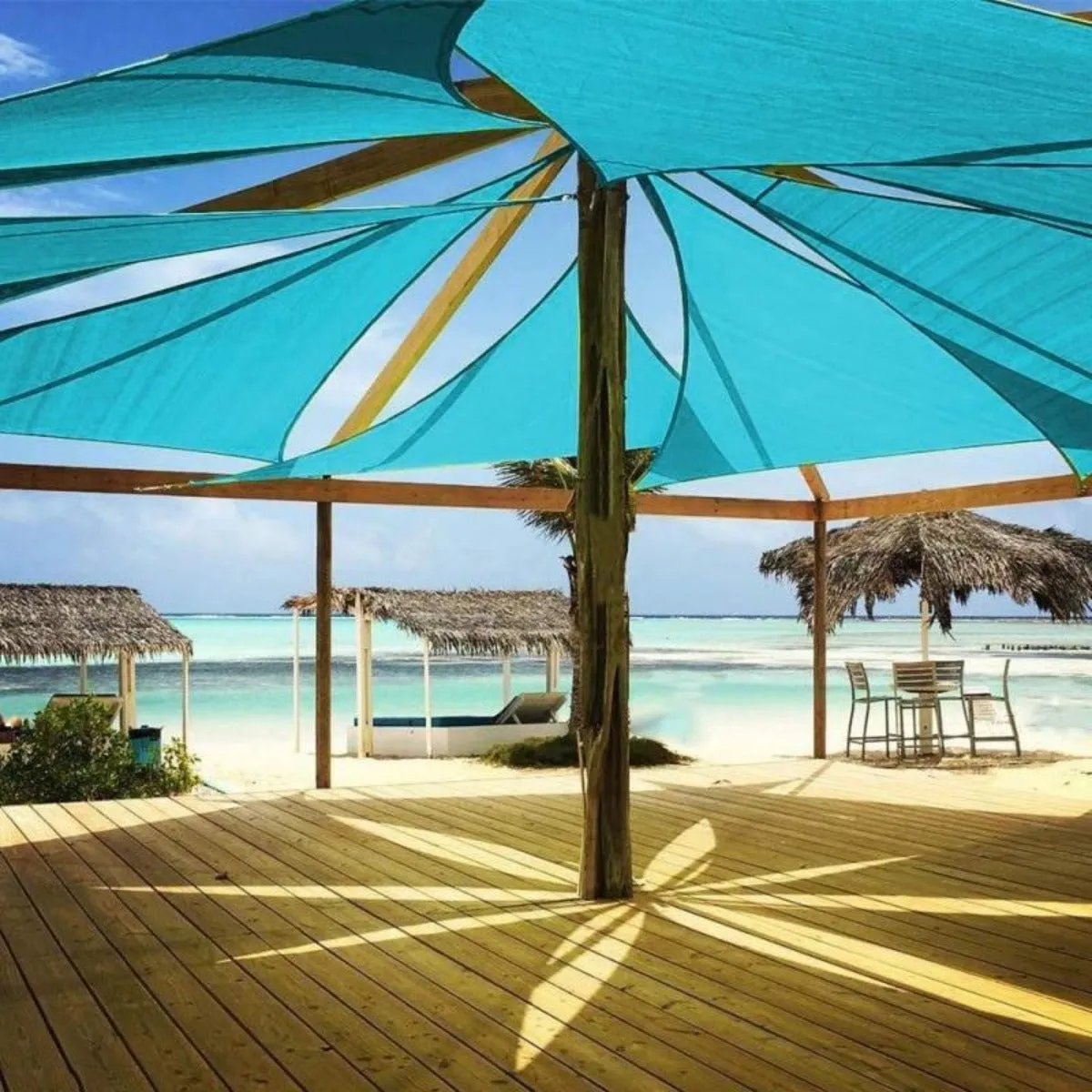 Waterproof Patio Shade Top Cover 9 ft x 9ft
