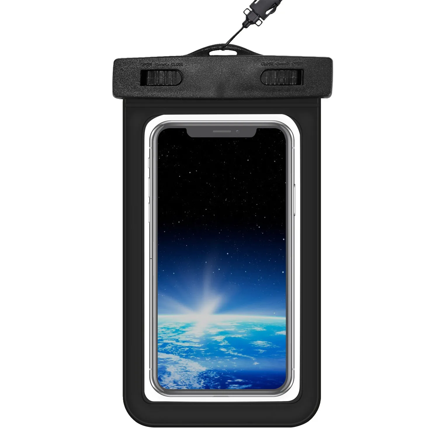 Waterproof Phone Case IPX8 Waterproof Phone Pouch High Touch Sensitive Underwater Protective for iPhone 8Plus/7Plus/6Plus Samsung Galaxy S7 Edge up to