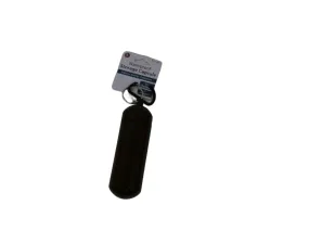 Waterproof Storage Capsule 1.5" X 5" Black W/carabiner