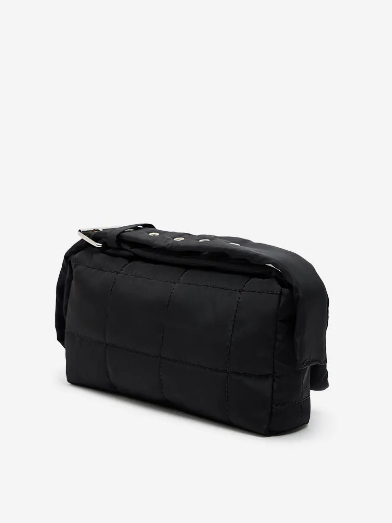 Westside Black Buckle Sling Bag