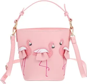Women's Handbag Portable Tote for Small Pink Bucket Shoulder S16595